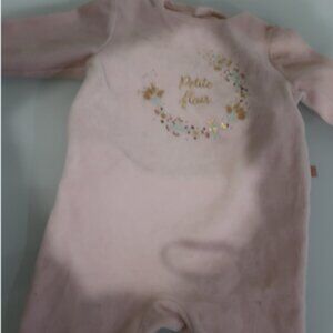 Carrement Beau baby girl footie